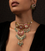 AMAYA RED & GREEN KUNDAN CHOKER SET