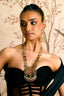 Verdant Long Ruby Green Kundan Necklace