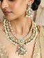 Ishara Green Polki Necklace Set