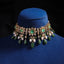 Takshvi Choker And Zuri Tops Polki And Diamond Set