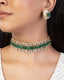 Vantasha Choker And Akrutika Tops Polki And Diamond Set