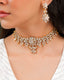 Zavera Polki And Diamond Necklace