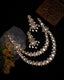 Gulrang Gold two line Polki Necklace Set