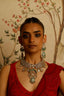 Sahyaadri Green Kundan Necklace Set