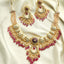 Sheetal Necklace And Mahira Chandbalis Polki Set