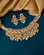 Triya Choker And Ojasvi Long Earrings Polki Set