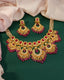 Calista Necklace And Mae Chandbalis Polki Set