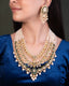 Samrudhi Long Necklace And Rucheeka Long Earrings Polki Set