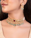Sejal Choker And Aarohi Tops Polki Set