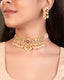 Dhanisha Choker And Nida Tops Polki Set