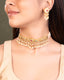 Khadija Choker And Aakriti Tops Polki Set