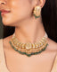 Unnati Necklace And Riddhi Tops Polki Set
