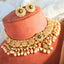 Rashi Necklace And Rutuja Tops Polki Set