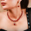 Gayatri Necklace And Aayra Long Earrings Polki And Diamond Set