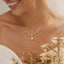 Dainty Freshwater Pearl Necklace with Diamond