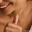 Minimalist Teardrop Diamond Pendant Necklace