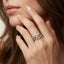 Crystal Flower Statement Ring