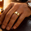 Gold Band Ring, Gold Ring Men