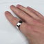 Mens Ring - Silver Polished Band Ring