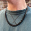 Mens Thick Black Cuban Chain