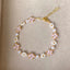 Pink Floral Bracelet
