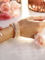 18KT Gold-Plated Crystals Stone Studded Cuff Bracelet