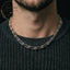 Silver Barbed Wire Chain Necklace