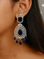 Teardrop Shaped Drop Earrings