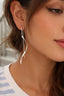 Minimalist Threader Earrings Silver