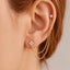 Gold Chain Ear Cuff Earring