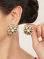 Mini Kundan Flower Stud Earrings