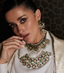 DEEKSHA GREEN KUNDAN NECKLACE SET