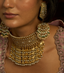 AZHA GOLD PLATED  KUNDAN CHOKER