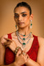 Saiyaara Green Polki Necklace