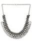 Silver-Plated Oxidised Bohemian Necklace