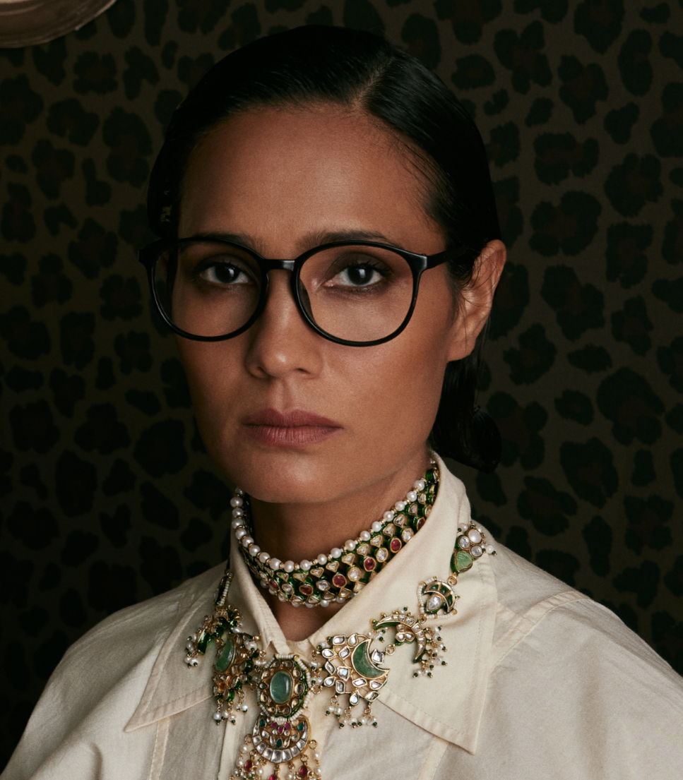 MANYATA RED KUNDAN CHOKER SET