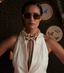 DHRUVI GREEN POLKI CHOKER