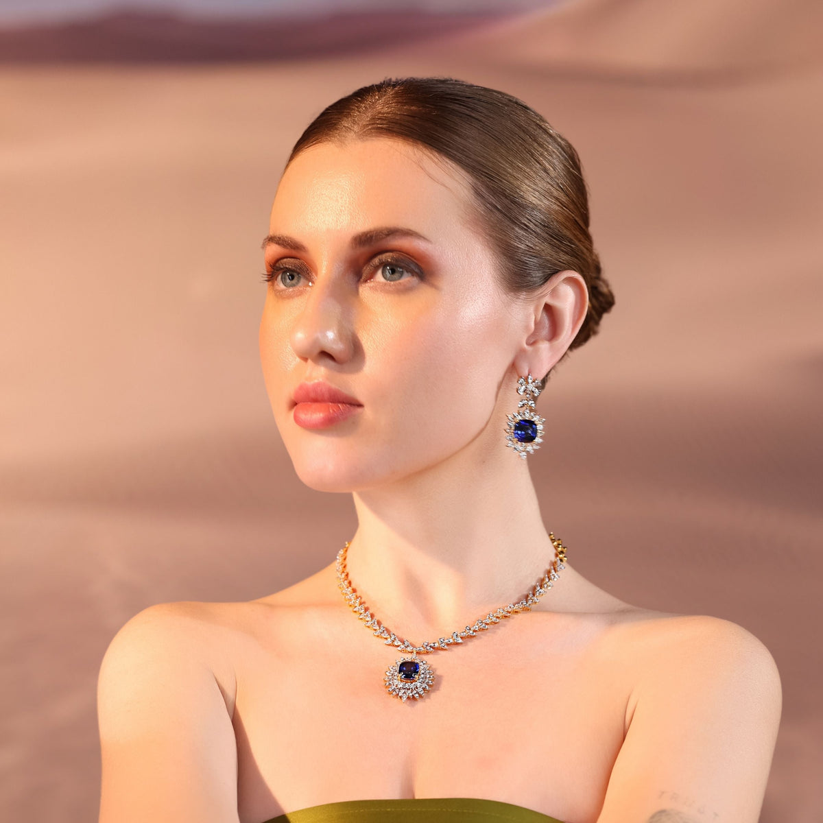 Ariel Diamond Long Necklace