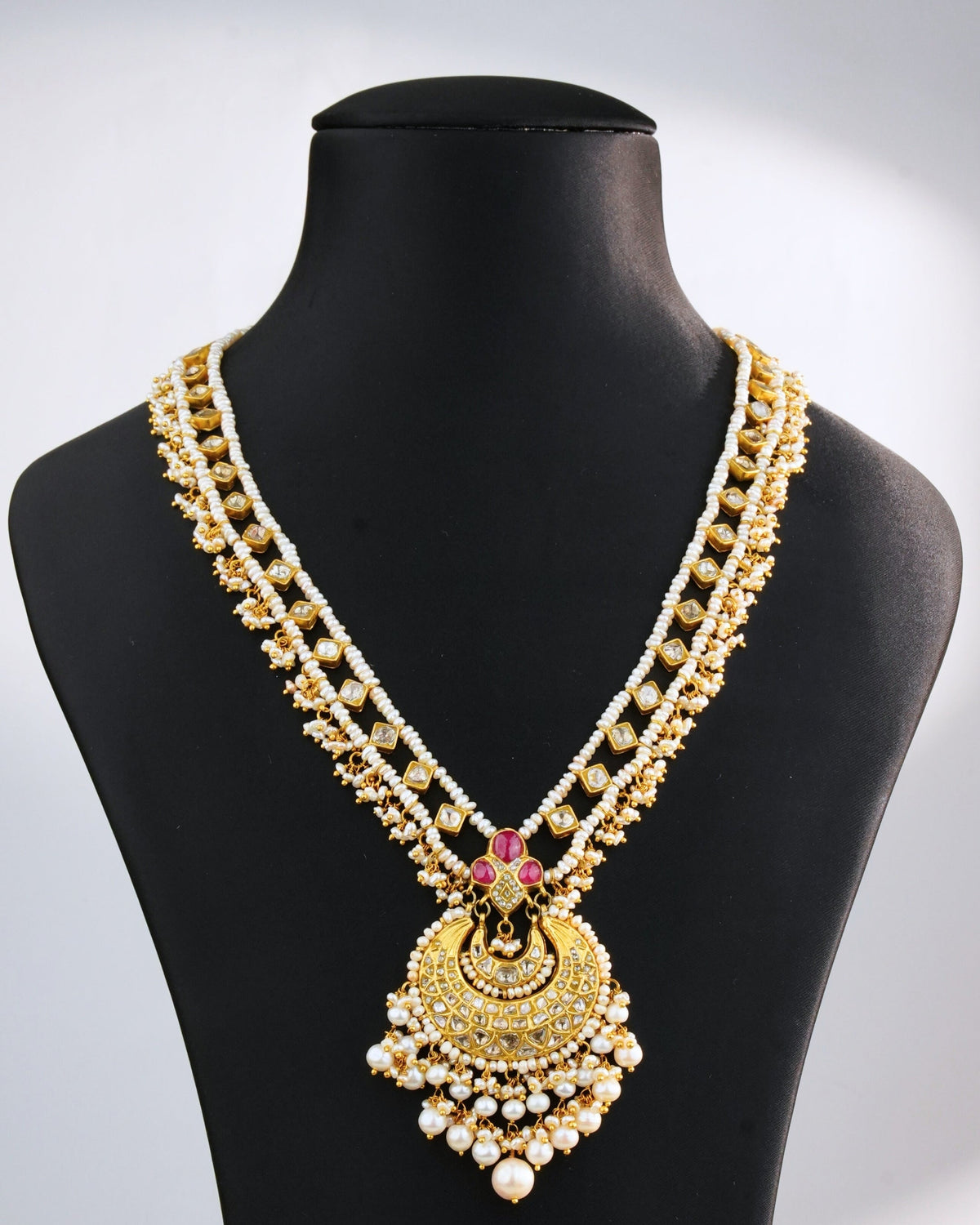 Samrudhi Polki Long Necklace