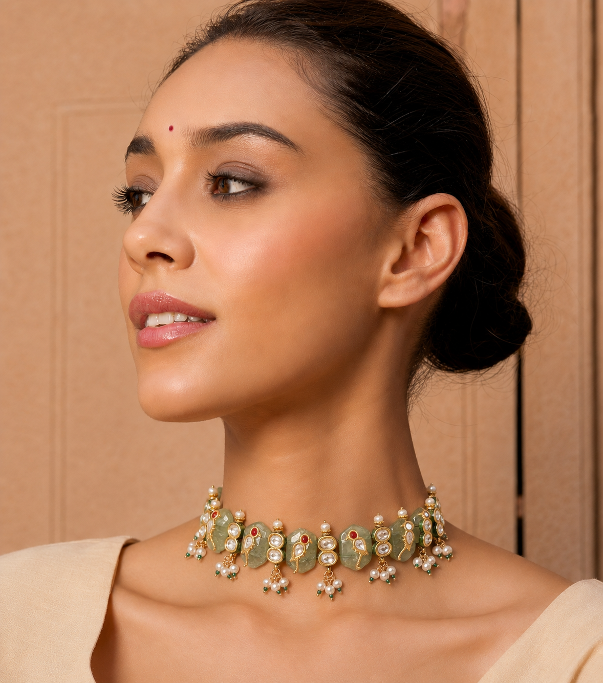 TISYA MINT KUNDAN CHOKER