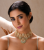 SREEJA GREEN KUNDAN CHOKER