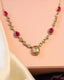 Alisha Polki And Diamond Necklace