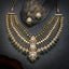 Firdaus Green Polki Necklace