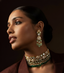 SIMRAN GREEN POLKI CHOKER SET