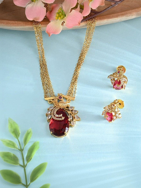 Brass Gold-Plated Necklace