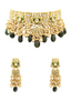 Bella Choker and Andi Earrings Polki Set
