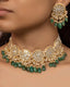 Sidhi Choker and Aashvi Tops Polki Set