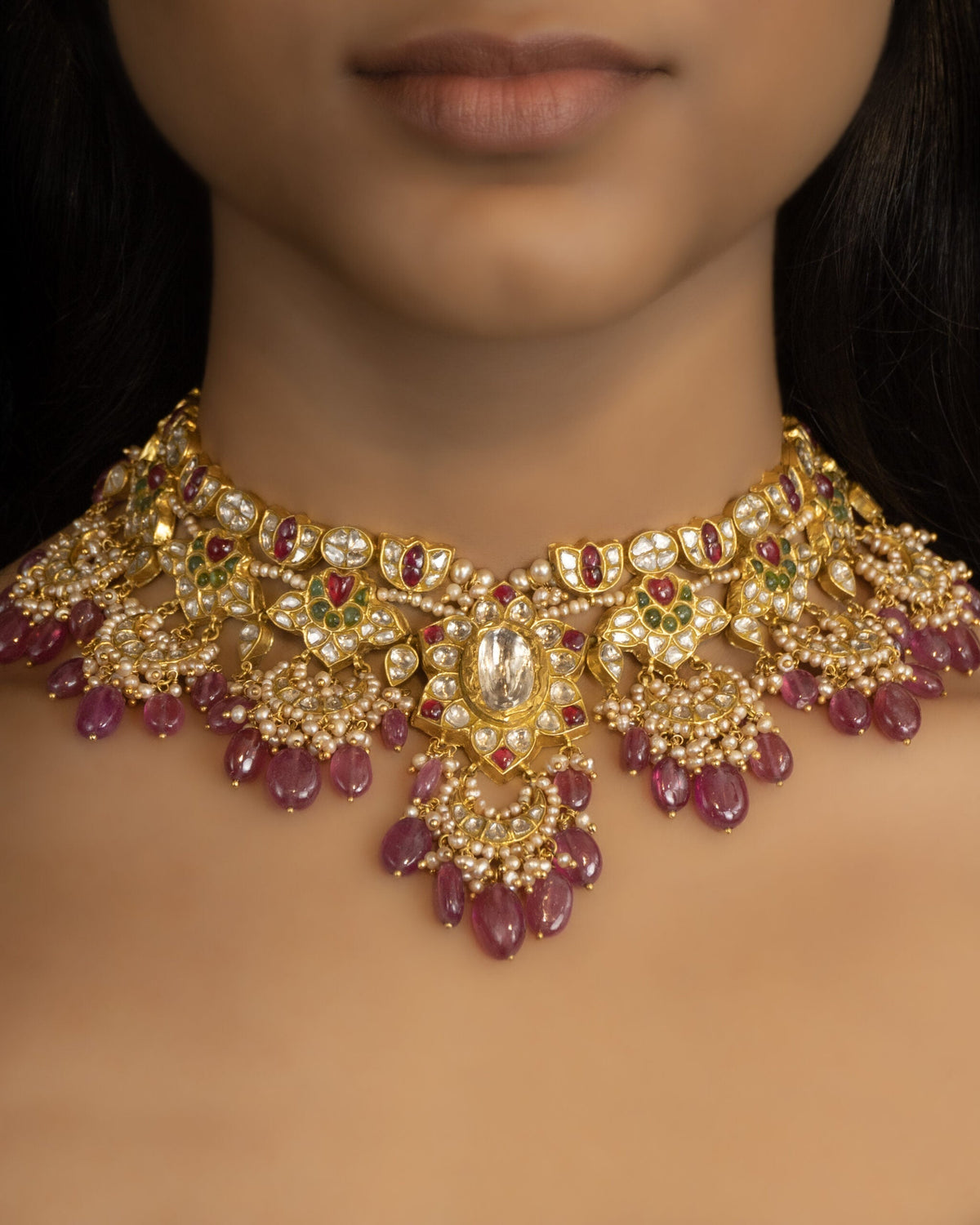Jeana Polki Long Necklace