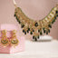 Nikki Necklace And Suman Chandbalis Polki Set