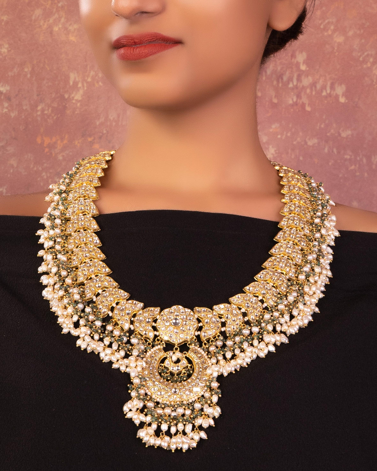 Yamuna Polki Long Necklace